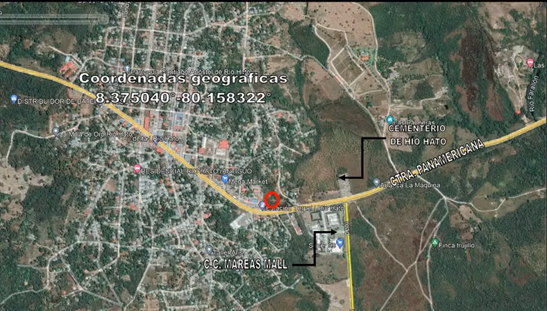 Rio Hato. Land in front of the interAmerican 13699mts $958,900.00neg