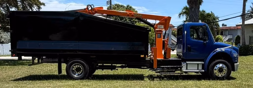 2020 Freightliner M2 8.9L Cummins Allison Auto Peterson TL3 Cuerpo de Volcado Grapple Boom