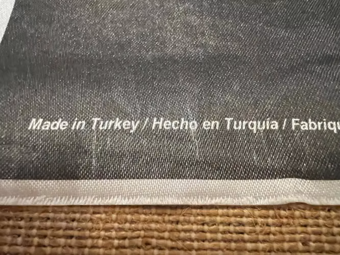 Alfombra turca sin uso