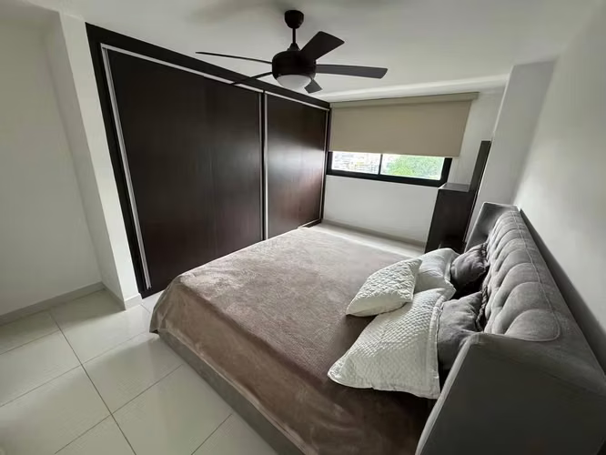Apartamento en El cangrejo amueblado  I con terraza y vista panorámica