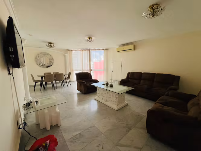 ALQUILO APARTAMENTO EN BELLA VISTA, 2 RECAMARAS, AMOBLADO, OBARRIO, 100M2.