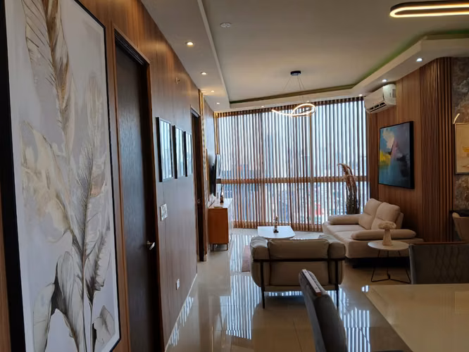 Alquilo hermoso apartamento en Obarrio, Full amoblado, 1 recamara, 95m2. - Imagen 7