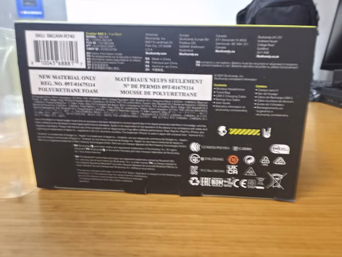 Audífonos Bluetooth SKULLCANDY Crushier ANC2 Ultra Bass en excelente estado 4 meses de uso