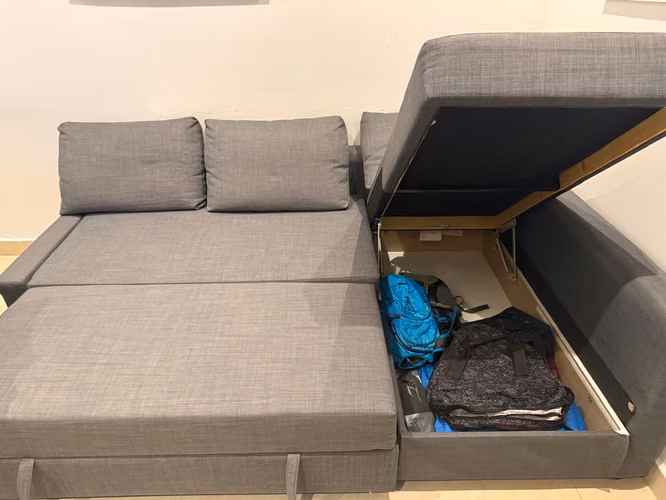Sofa cama doble, con espacio de almacenamiento - Imagen 2