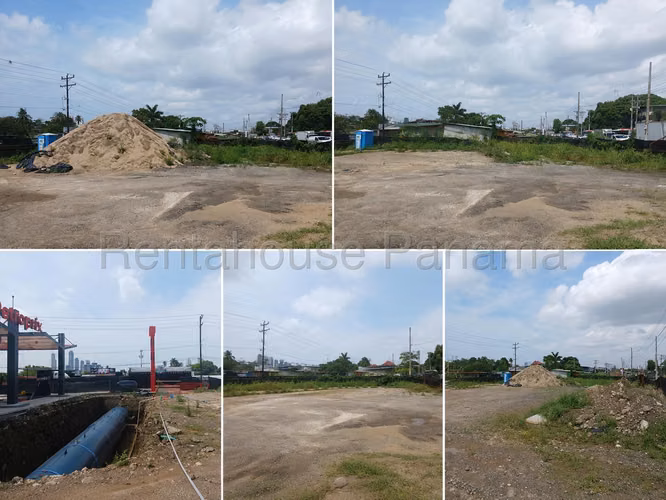 ALQUILER DE TERRENO EN JUAN DIAZ  - AVENIDA JOSE AGUSTIN ARANGO LOTE A2