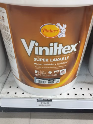 PINTURA VINILTEX SUPER LAVABLE PINTUCO.