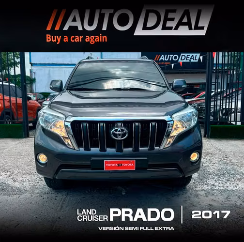 TOYOTA LAND CRUISER PRADO SEMIFULL EXTRA AÑO 2017 AUTOMÁTICO 4x4 TURBO DIÉSEL