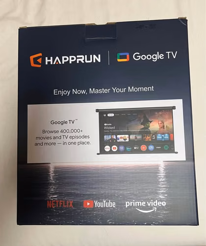 Proyector con Google TV – Como Nuevo (Solo 1 Uso) NEGOCIABLE