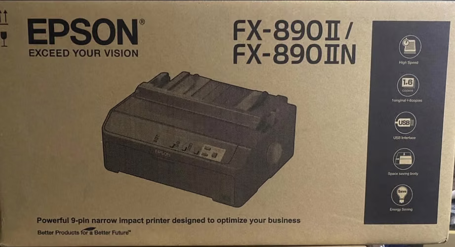 IMPRESORAS EPSON MATRIX ORIGINALES NUEVAS | FX-890II y FX-2190II | FACTURAS, GUÍAS Y FORMULARIOS CONTINUOS