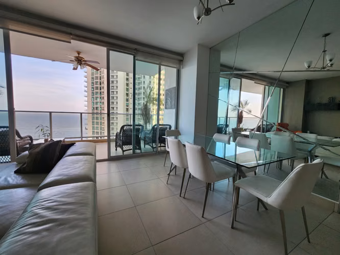 Punta Pacífica | P.H. Dupont Tower | Vista al Mar Amoblado ($2,400) - Imagen 3