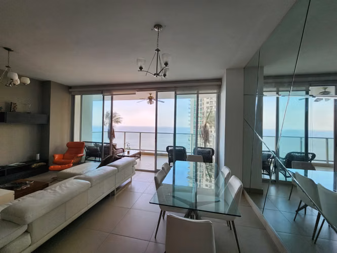 Punta Pacífica | P.H. Dupont Tower | Vista al Mar Amoblado ($2,400) - Imagen 5