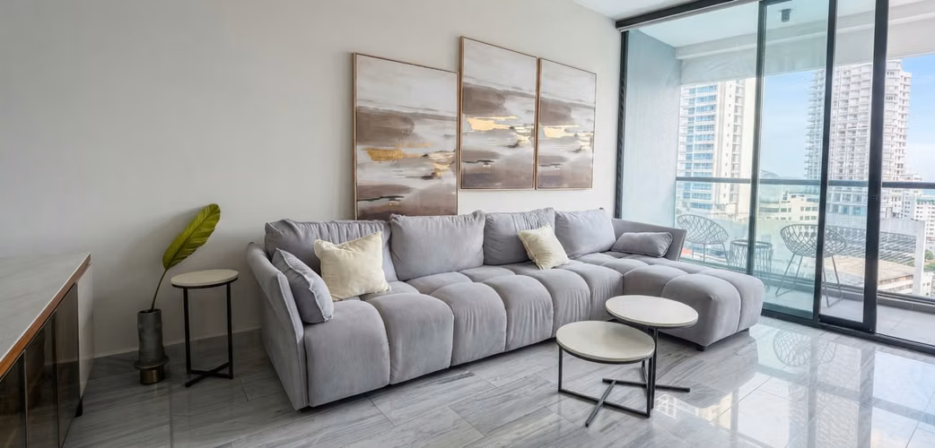 Apartamento en Bella Vista I con balcón y vista espectacular