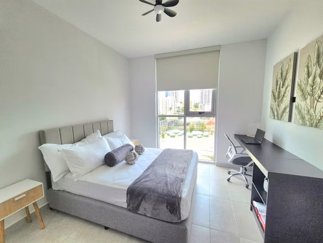 Apartamento en Via España I amoblado | 1 Rec | Con balcón a estrenar - Imagen 8