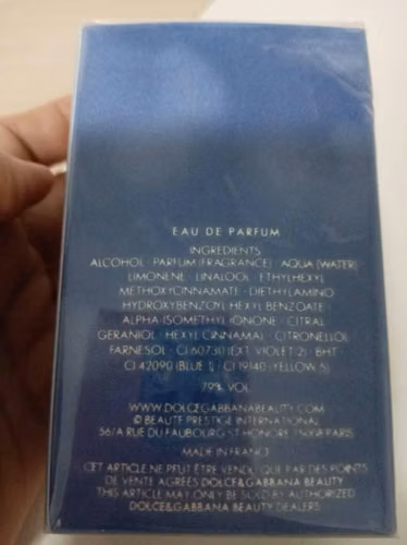 Perfume Dolce Gabbana light Blue