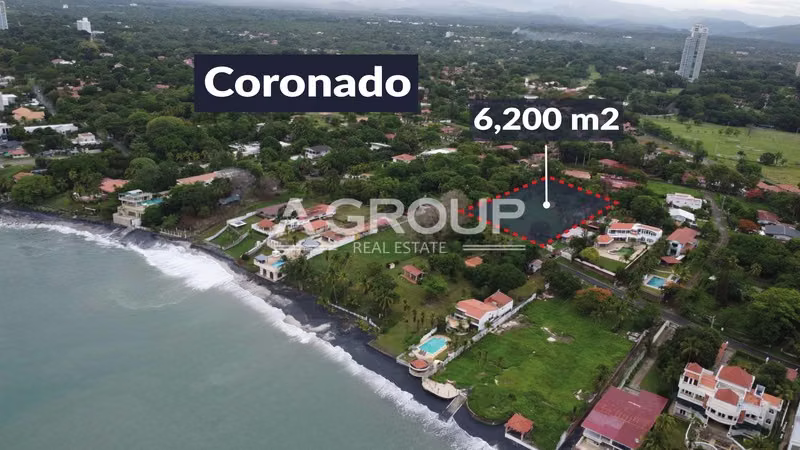 Playa Coronado - Se vende exclusivo terreno frente al mar