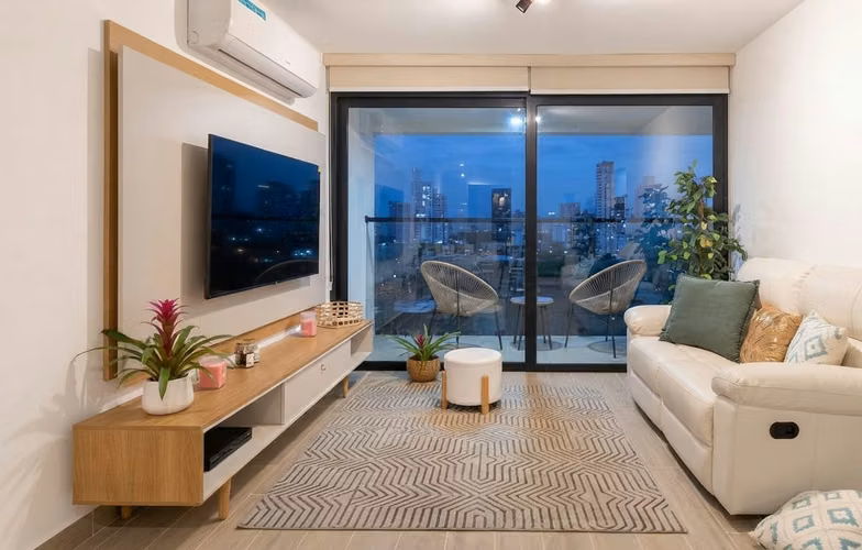 Apartamento en Bella Vista I Amoblado I 2 Rec I con balcón y excelente distribucion - Imagen 3
