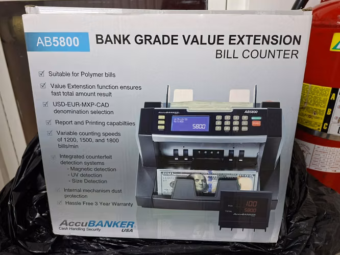 Contador y verificador de billetes - Imagen 2