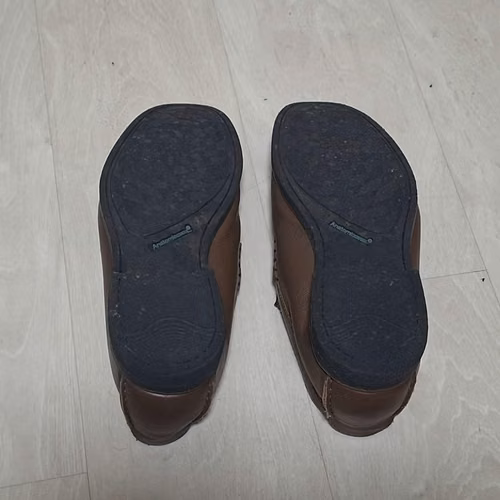 Zapatos Mocasines Anatomic Gel Cuero Marrón Talla 12-13 | Excelente Estado