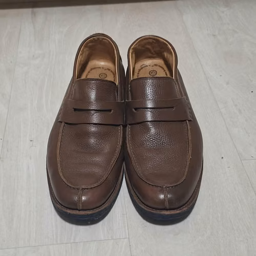Zapatos Mocasines Anatomic Gel Cuero Marrón Talla 12-13 | Excelente Estado