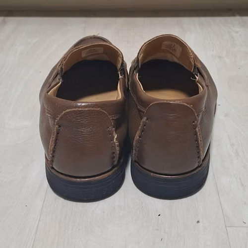 Zapatos Mocasines Anatomic Gel Cuero Marrón Talla 12-13 | Excelente Estado
