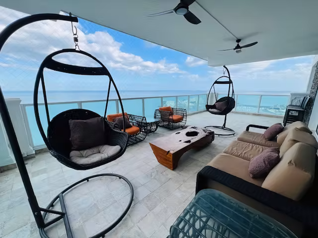 ALQUILO APARTAMENTO EN PUNTA PACIFICA, 517M2, 4 RECAMARAS, VISTA AL MAR.