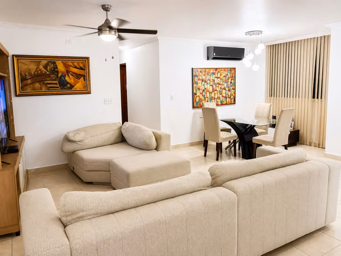 Apartamento en el Cangrejo tres recamaras amueblado - Imagen 12