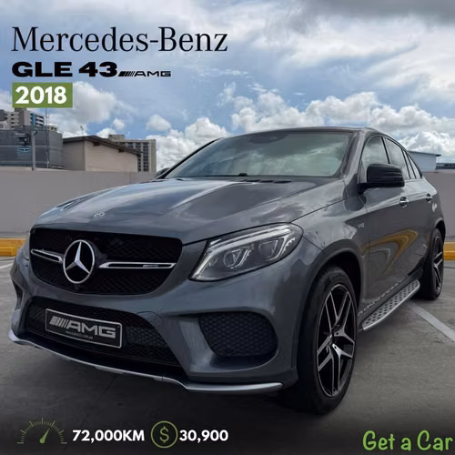 MERCEDES BENZ GLE43 AMG 2018 30,900.00$