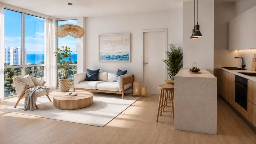 Apartamento en Aquavista | Vista al Mar y Laguna | Playa Blanca Residences - Imagen 2