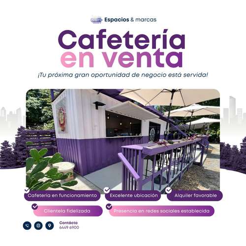 SPECIALTY COFFEE SHOP FOR SALE