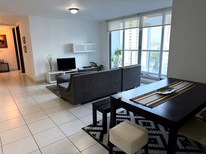 C355J  SE ALQUILA AMPLIO APARTAMENTO AMOBLADO EN EL CANGREJO