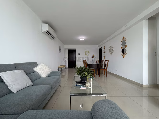 Apartamento Amoblado de 3 Recámaras en Alquiler en Obarrio – 123 m² con Vista a la Ciudad y Balcón - Imagen 7
