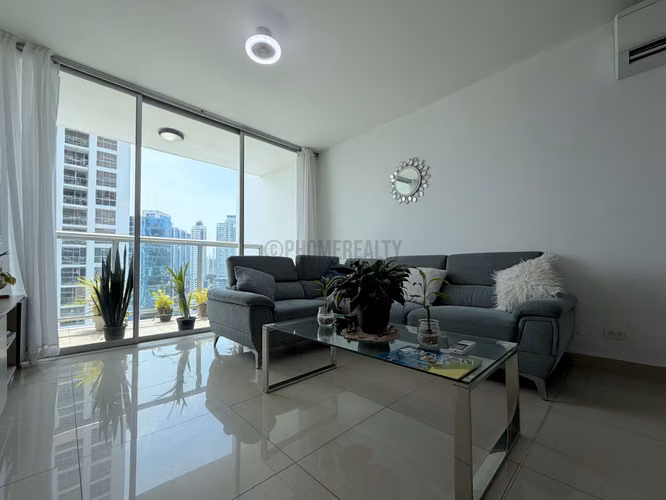 Apartamento Amoblado de 3 Recámaras en Alquiler en Obarrio – 123 m² con Vista a la Ciudad y Balcón - Imagen 6