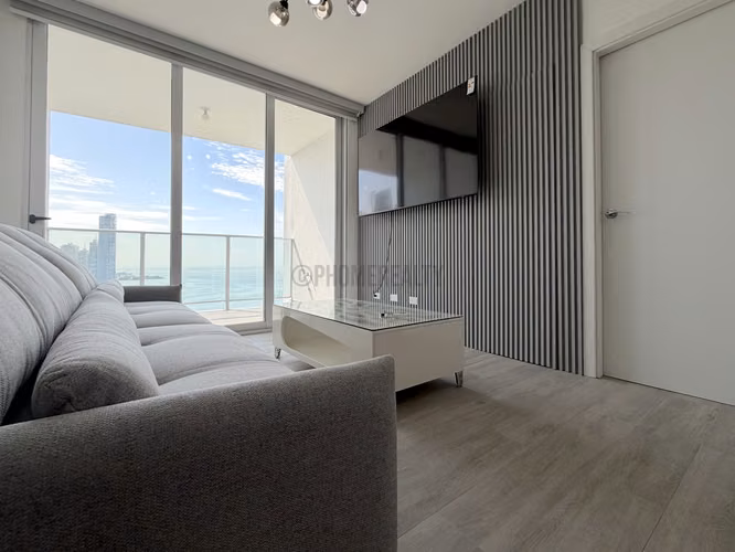 Apartamento Amoblado de 2 Recámaras en Alquiler en Avenida Balboa – 119 m² con Vista al Mar - Imagen 8