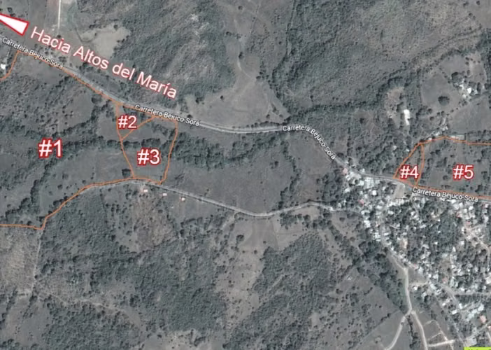 Venta de Terreno en Chame camino a Sorá