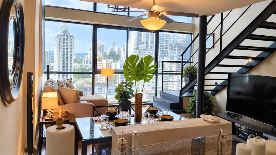* Apartamento en El Cangrejo I amoblado I 1 Rec I con vista espectacular - Imagen 2