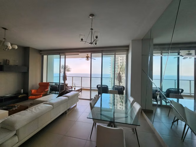 Punta Pacífica | P.H. Dupont Tower | Vista al Mar Amoblado ($2,400) - Imagen 5