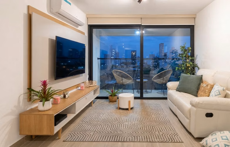 Apartamento en Bella Vista I Amoblado I 2 Rec I con balcón y excelente distribucion - Imagen 7