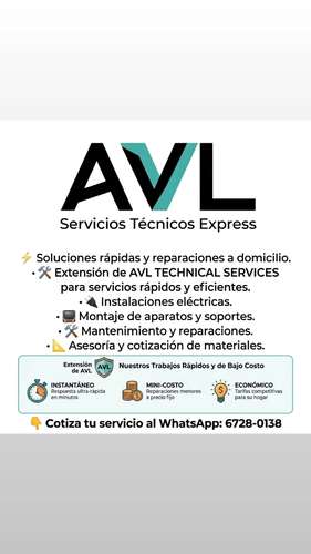 AVL Express - Servicios Técnicos para el Hogar y Comercio desde $20 (Garantía y Factura DGI) - Imagen 2
