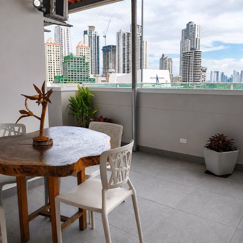 Hermoso Apartamento Amoblado en San Francisco! Amplia Terraza! PH TERRAMAR! - Imagen 6