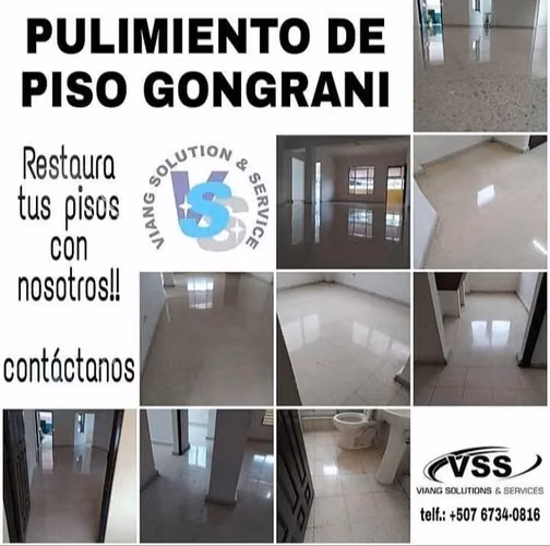 Pulido de piso, mármol, granito, porcelanato, concreto, cerámica