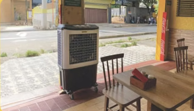 Enfriadores evaporativos portátiles, poco uso