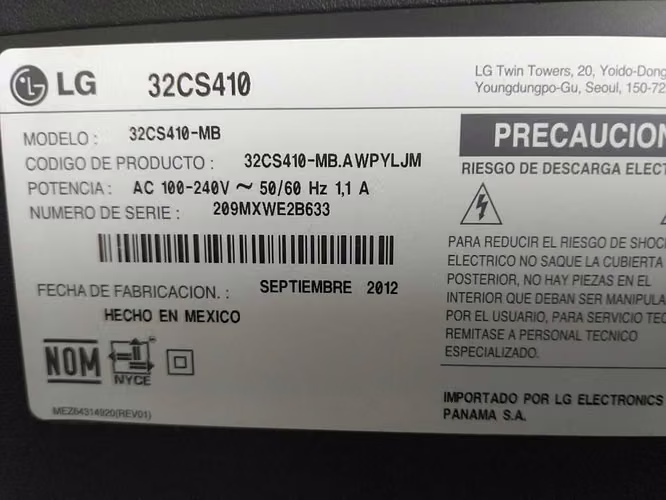 TV LG 32” LCD HD — OFERTA ESPECIAL $35 - Imagen 3
