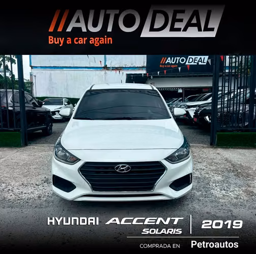 HYUNDAI ACCENT SOLARIS AÑO 2019 AUTOMÁTICO