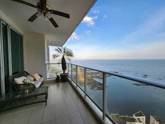 Punta Pacífica | P.H. Dupont Tower | Vista al Mar Amoblado ($2,400)