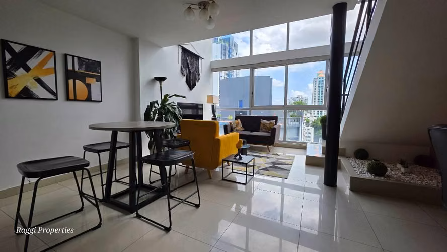 Utilities Included-Beautiful Loft Apartment for Rent in El Cangrejo