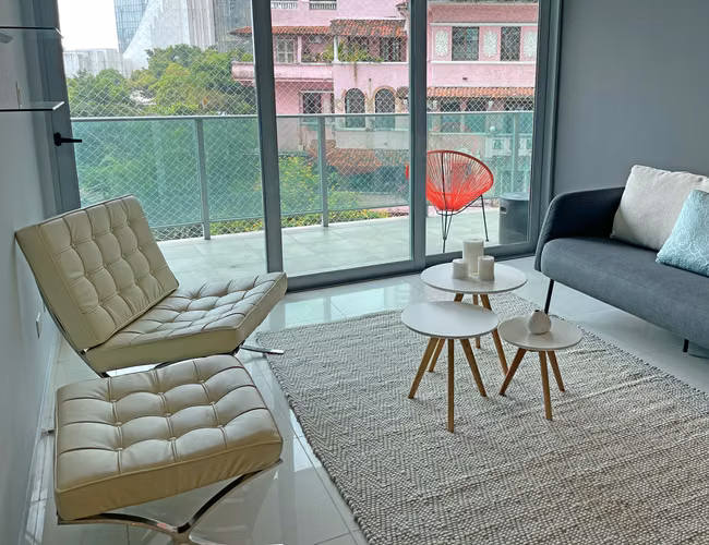 Apartamento en Avenida Balboa I 2 Rec I Amoblado I Con balcón y vista a la ciudad - Imagen 7