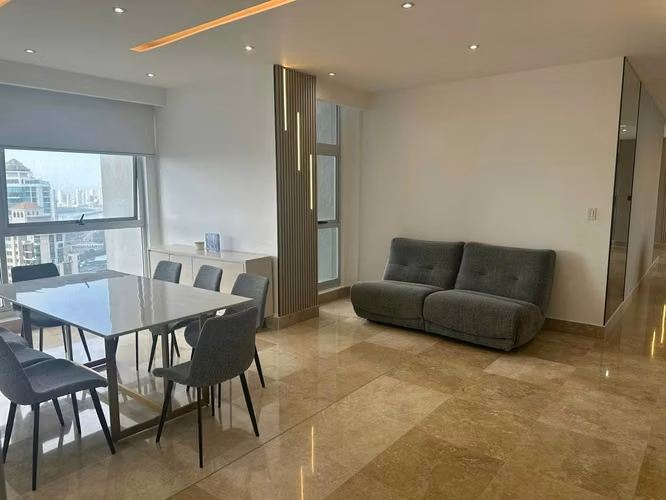 Alquiler Amoblado Pta Pacífica | P.H. Q Tower | 3Rec Piso Alto ($4,000)