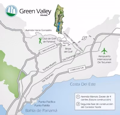 Terreno en esquina de 478m2 - Green Valley, Panama Norte - Imagen 6