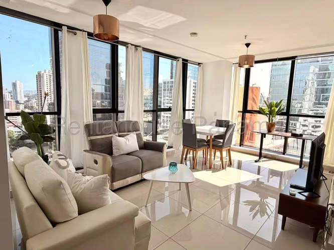 Apartamento Amoblado en Alquiler en Downtown Obarrio CIG271659