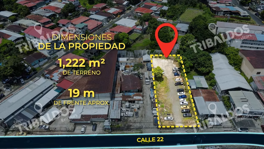 Venta de Terreno Comercial 1ZM2 en Río Abajo